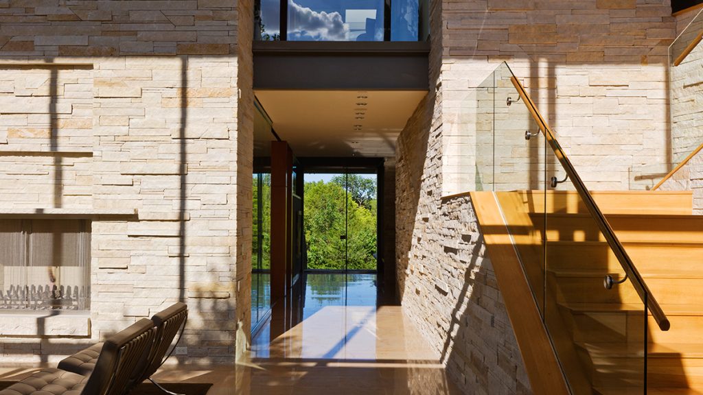 piedra para fachada exterior